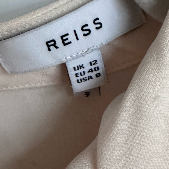 REISS PALOMA
PLEAT FRONT LONG SLEEVE BLOUSE Size 8 $225 - Picture 7 of 9